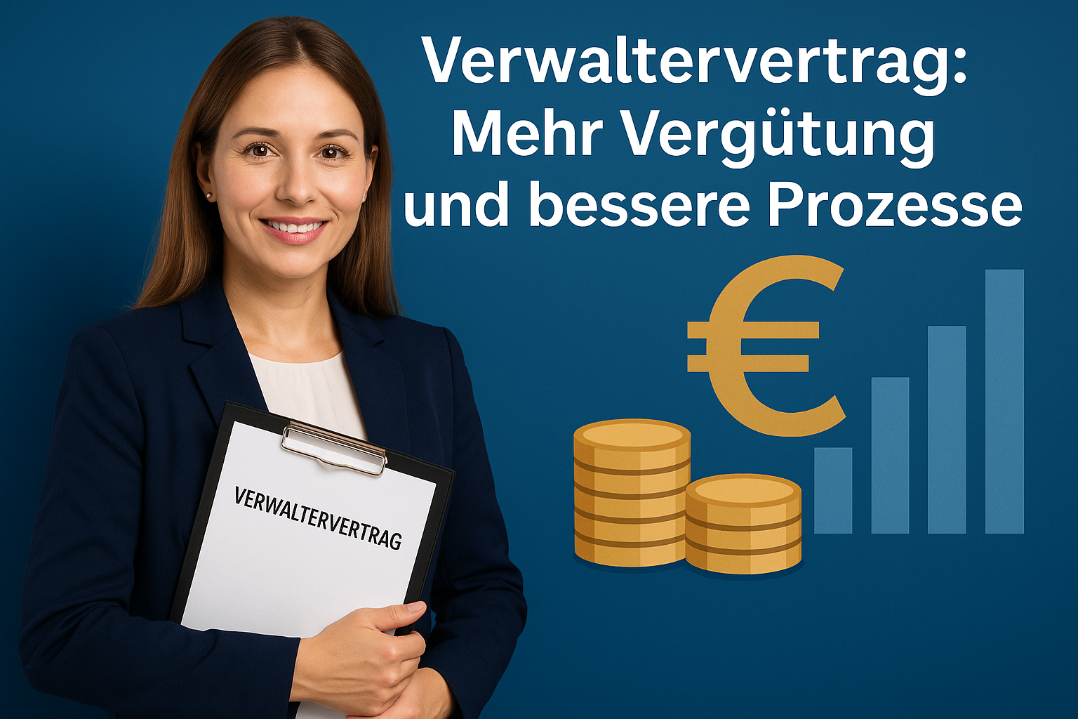 Symbolbild zu Webinar: Verwaltervertrag: Mehr Vergütung und bessere Prozesse